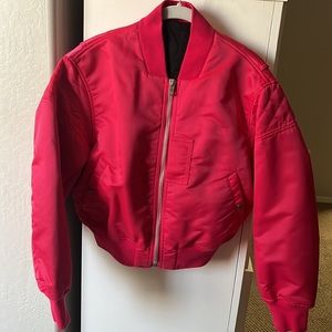 Rag & Bone Wesley Cropped Bomber Jacket